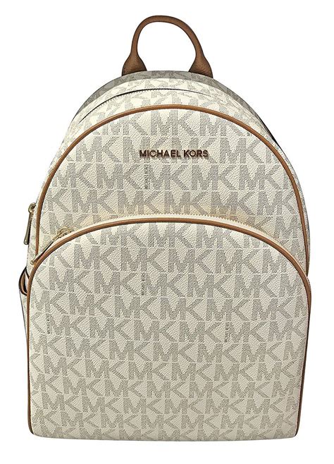 michael michael kors abbey jet set large leather backpack|mk jet set bag.